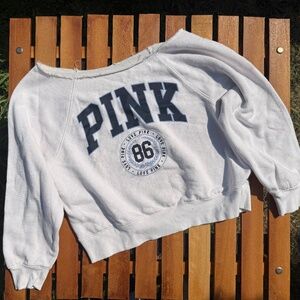 PINK brand off shoulder sweater